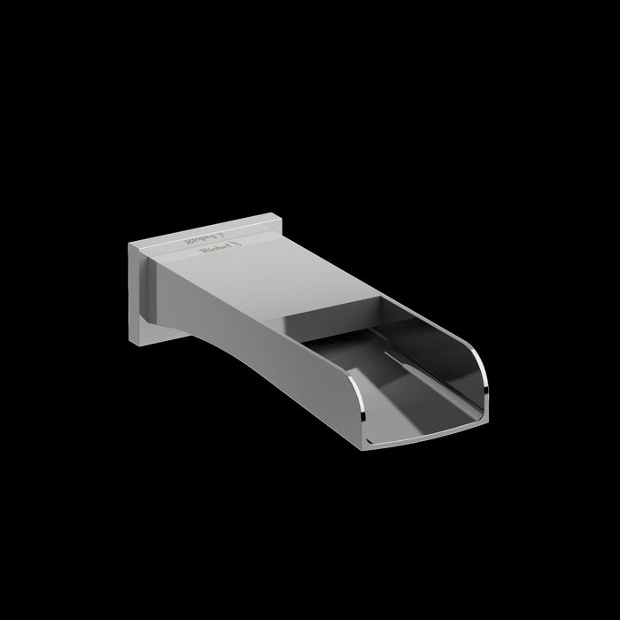 Riobel TZOOP80 Zendo Wall Mount Tub Spout with Trough