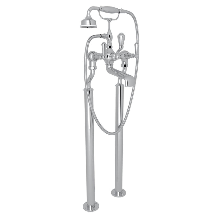 Perrin & Rowe U.3012 Georgian Era Floor Mount Tub Filler