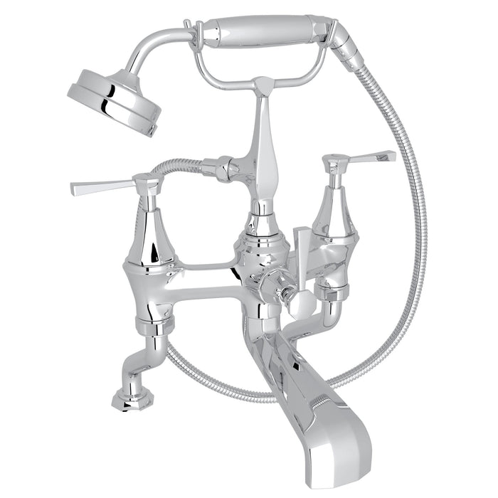 Perrin & Rowe U.3100 Deco Exposed Deck Mount Tub Filler