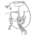 Perrin & Rowe U.3100 Deco Exposed Deck Mount Tub Filler