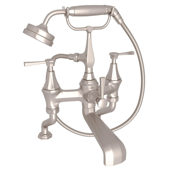 Perrin & Rowe U.3100 Deco Exposed Deck Mount Tub Filler