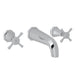 Perrin & Rowe U.3171 Deco Wall Mount Lavatory Faucet