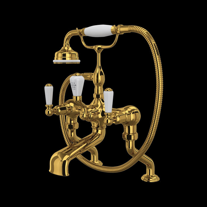 Perrin & Rowe U.3500 Edwardian Exposed Deck Mount Tub Filler