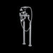 Perrin & Rowe U.3520 Edwardian Floor Mount Tub Filler