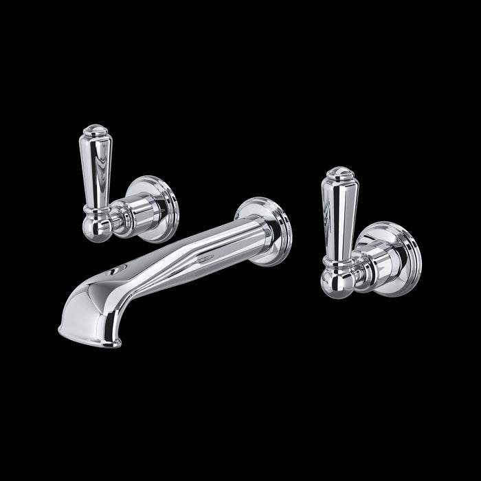 Perrin & Rowe U.3560 Edwardian Wall Mount Lavatory Faucet With U-Spout