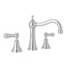 Perrin & Rowe U.3723 Georgian Era Widespread Lavatory Faucet With Column Spout