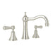 Perrin & Rowe U.3723 Georgian Era Widespread Lavatory Faucet With Column Spout