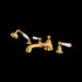 Perrin & Rowe U.3737 Edwardian 4-Hole Deck Mount Tub Filler with Low Spout