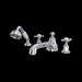 Perrin & Rowe U.3738 Edwardian 4-Hole Deck Mount Tub Filler with Low Spout