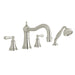 Perrin & Rowe U.3747 Georgian Era 4-Hole Deck Mount Tub Filler with Column Spout