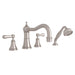 Perrin & Rowe U.3747 Georgian Era 4-Hole Deck Mount Tub Filler with Column Spout