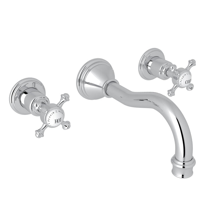 Perrin & Rowe U.3794 Georgian Era Wall Mount Lavatory Faucet