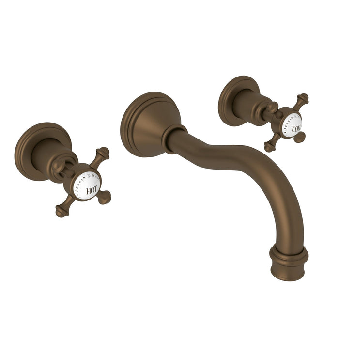 Perrin & Rowe U.3794 Georgian Era Wall Mount Lavatory Faucet