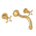 Perrin & Rowe U.3794 Georgian Era Wall Mount Lavatory Faucet