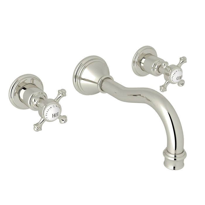 Perrin & Rowe U.3794 Georgian Era Wall Mount Lavatory Faucet
