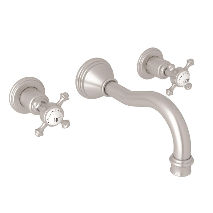 Perrin & Rowe U.3794 Georgian Era Wall Mount Lavatory Faucet