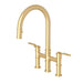 Perrin & Rowe U.4549 Armstrong Pull-Down Bridge Kitchen Faucet with C-Spout