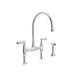 Perrin & Rowe U.4719 Georgian Era Bridge Kitchen Faucet With Side Spray