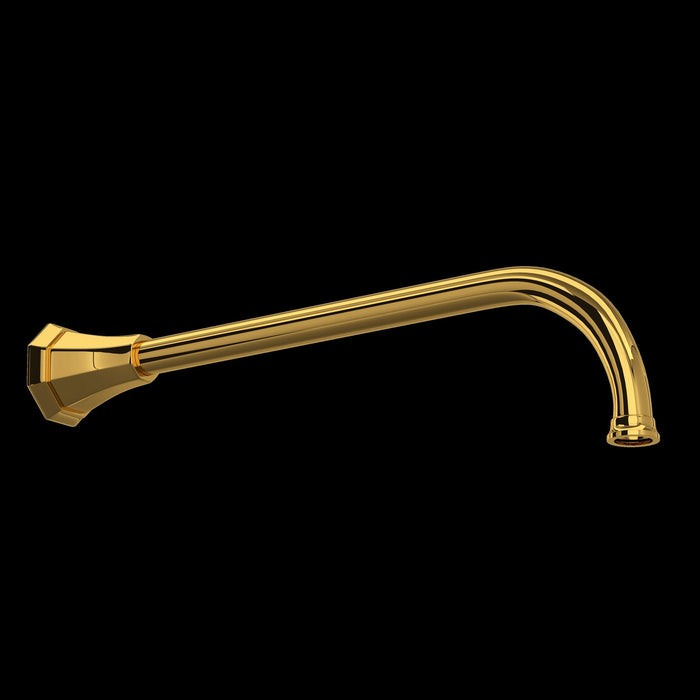 Perrin & Rowe U.5184 15" Reach Wall Mount Shower Arm With Octagonal Escutcheon