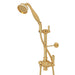 Perrin & Rowe U.5373N Riser Diverter, Handshower, Handshower Holder, Hose and 8" Thermostatic Outlet
