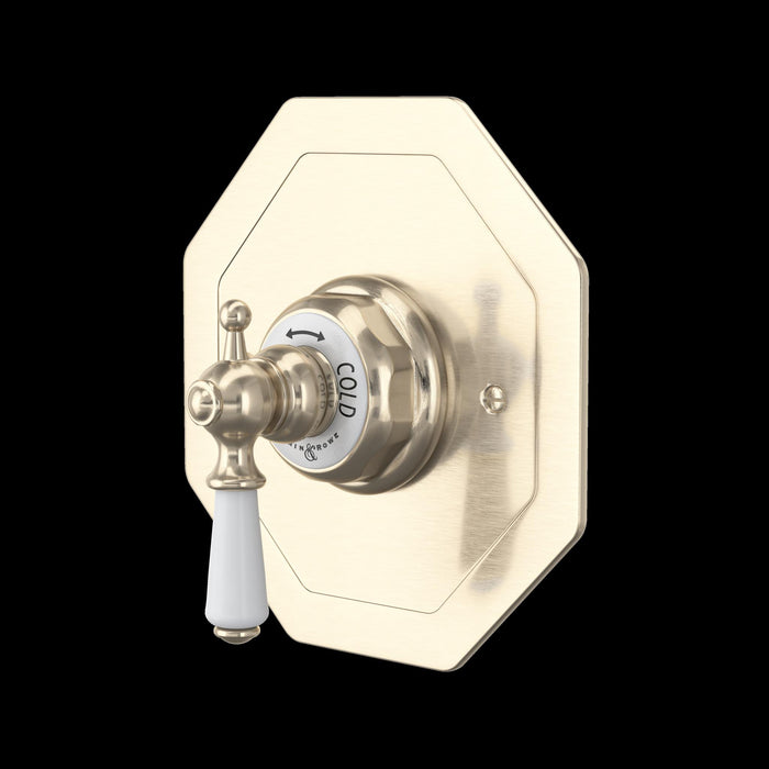 Perrin & Rowe U.5585 Edwardian 3/4" Octagonal Thermostatic Trim Without Volume Control