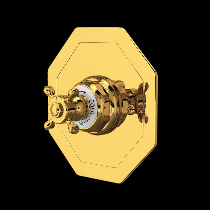 Perrin & Rowe U.5586 Edwardian 3/4" Octagonal Thermostatic Trim Without Volume Control