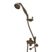 Perrin & Rowe U.5783N Riser Diverter With Handshower, Hose, And Parking Bracket