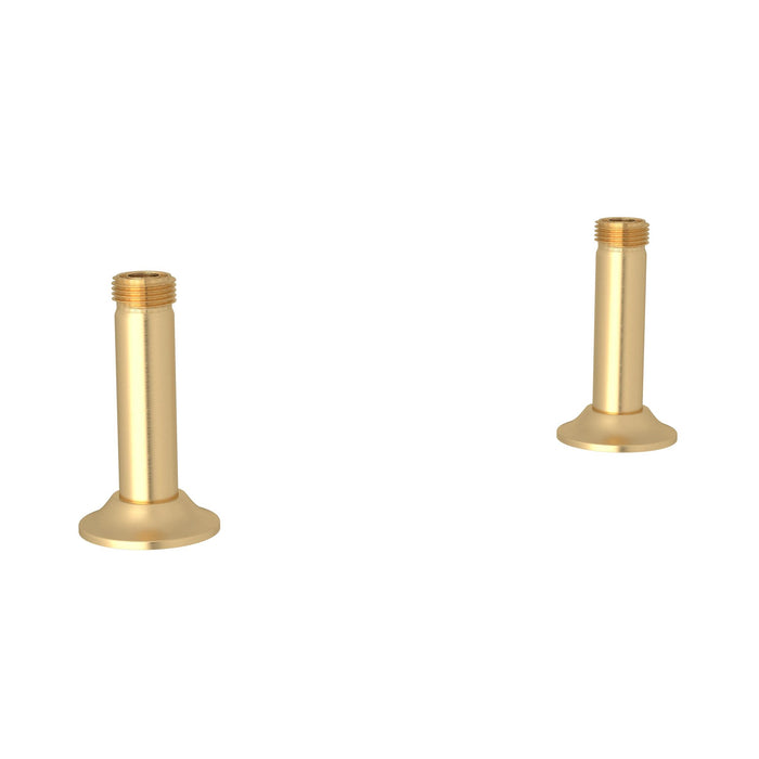 Perrin & Rowe U.6794 Georgian Era Bridge Faucet Straight Deck Unions