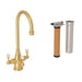 Perrin & Rowe U.KIT1220 Georgian Era Three Handle Bar/Food Prep Filter Kitchen Faucet Kit