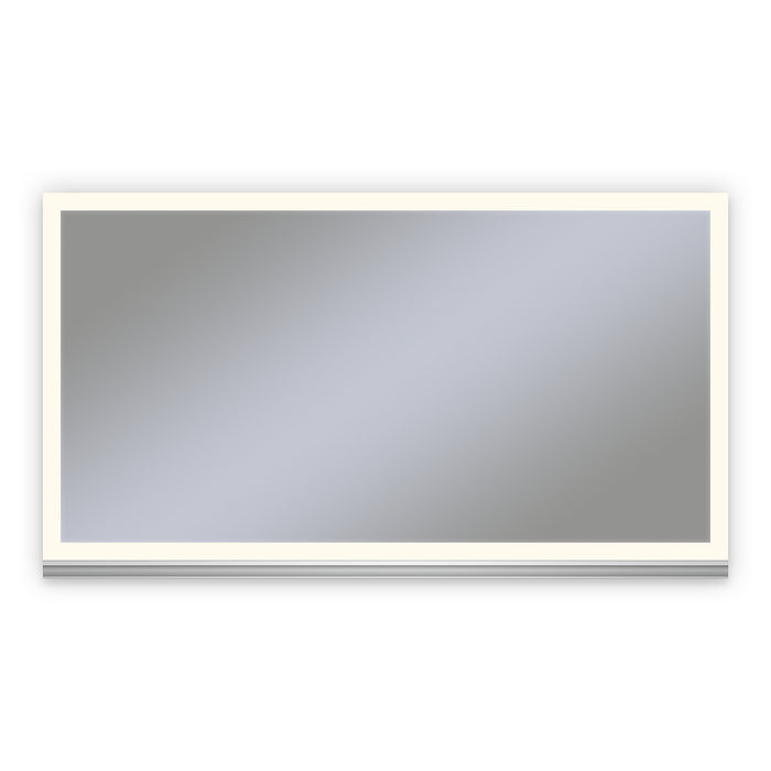 Uplift Tech 48" x 27" x 6" lighted cabinet with perimeter light pattern in 2700K color temperature (warm white), dimmable, anodized aluminum handle (upgrade available) and electric