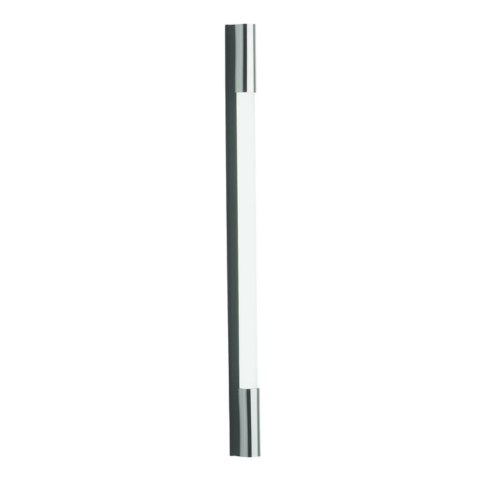 1.5 Series 1-1/2" x 30" x 2-1/8" M Series vertical lighting with dimmable light, acrylic shade and chrome end caps