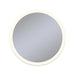 Vitality 40" diameter x 1-3/4" depth circle lighted mirror with perimeter light pattern, 2700 kelvin temperature (warm light), dimmable and defogger
