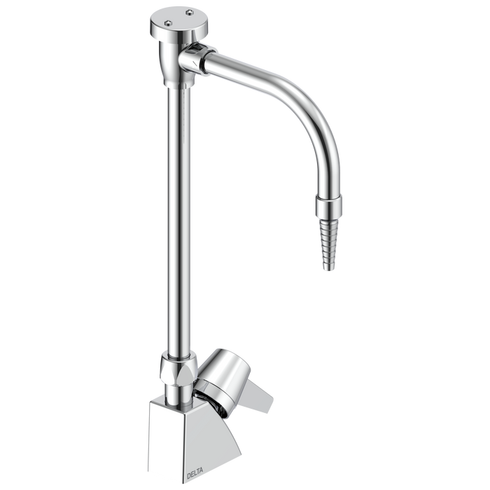 Delta Commercial W66 Series Single Handle Water: Single Handle Deck Mount Water Faucet