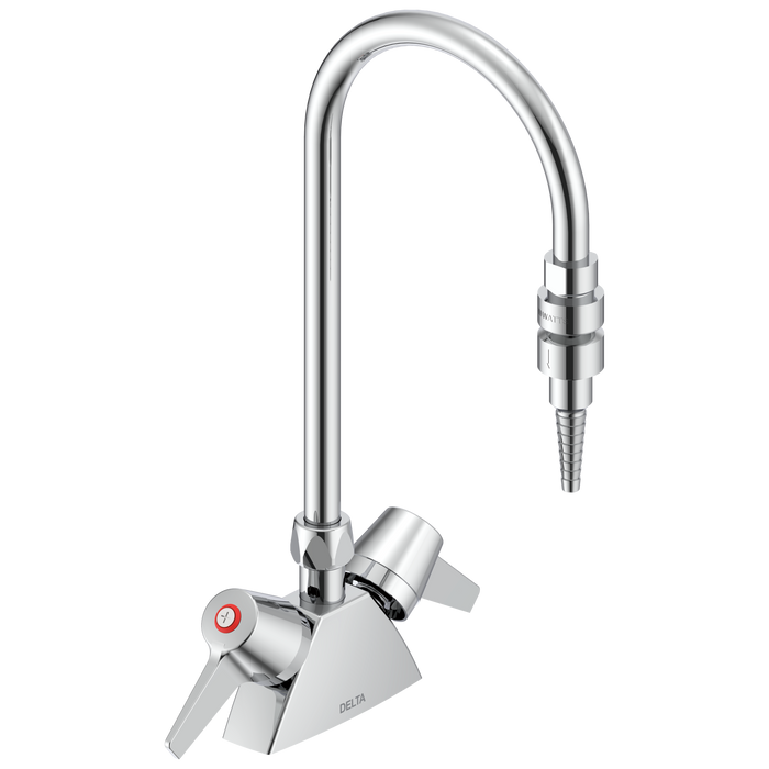 Delta Commercial W67 Series Mixing Faucet: Two Handle 2 3/4" Deck Mount Laboratory Mixing Faucet