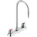 Delta W6740 Commercial Two Handle 8" Deck Mount Laboratory Mixing Faucet