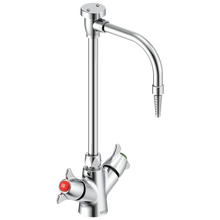 Load image into Gallery viewer, Delta Commercial W67 Series Mixing Faucet: Two Handle Deck Mount Single Shank Laboratory Mixing Faucet
