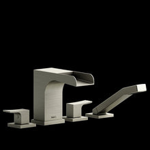Load image into Gallery viewer, Riobel ZOOP12 Zendo 4-Hole Deck Mount Tub Filler with Trough
