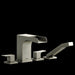Riobel ZOOP12 Zendo 4-Hole Deck Mount Tub Filler with Trough