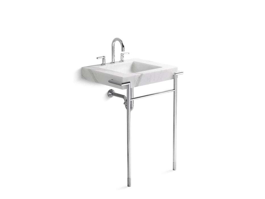 Kallista Vir Stil by Laura Kirar Console Table Legs with Towel Bar