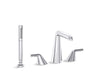 Kallista P24803-LV-GN Taper by Bjarke Ingels Deck-Mount Bath Faucet with Diverter