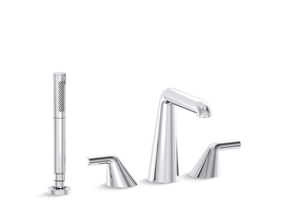 Kallista P24803-LV-GN Taper by Bjarke Ingels Deck-Mount Bath Faucet with Diverter
