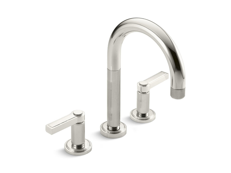 Kallista Vir Stil by Laura Kirar Deck-Mount Bath Faucet, Lever Handles