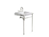 Kallista Vir Stil by Laura Kirar Console Table Legs with Towel Bar