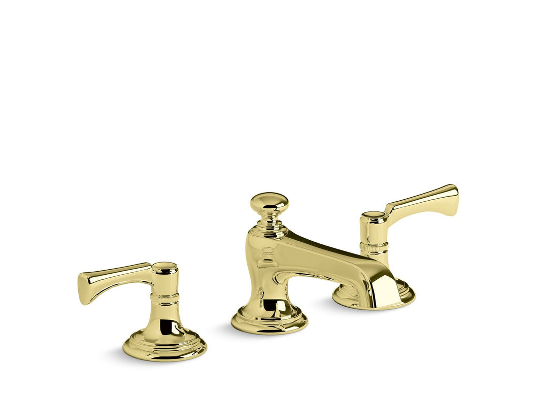 Kallista P24600-LV-ULB Bellis Sink Faucet, Traditional Spout, Lever Handles