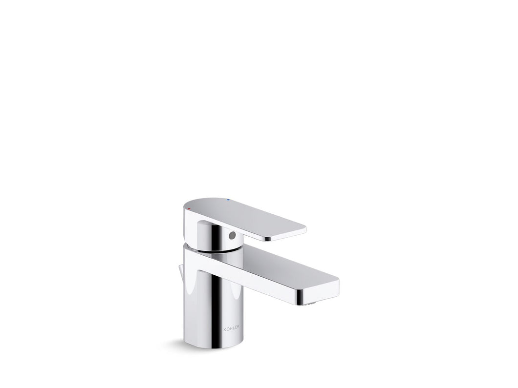 KOHLER K-24804-4N Parallel Low single-handle bathroom sink faucet, 0.5 gpm