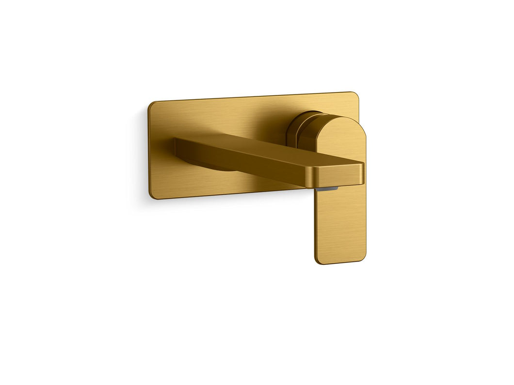 KOHLER K-22567-4 Parallel Wall-mount single-handle bathroom sink faucet, 1.2 gpm