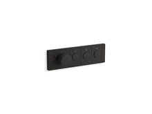 Load image into Gallery viewer, KOHLER K26347-9 Anthem™ Three-outlet recessed mechanical thermostatic valve control
