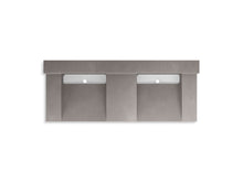 Load image into Gallery viewer, Constellation 60&amp;quot; wall-mount basin lavatory system with backsplash
