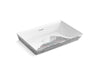 Aranya by Pushpa Kumari Brazn 23" rectangular semi-recessed vessel bathroom sink