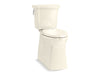 KOHLER K-33813 Corbelle Tall two-piece elongated toilet with skirted trapway, 1.28 gpf